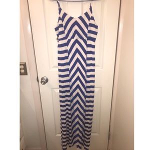 Striped maxi dress